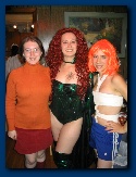Velma, Poison Ivy, and Leeloo