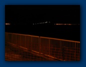 Looking towards the Skyway Bridge at Night